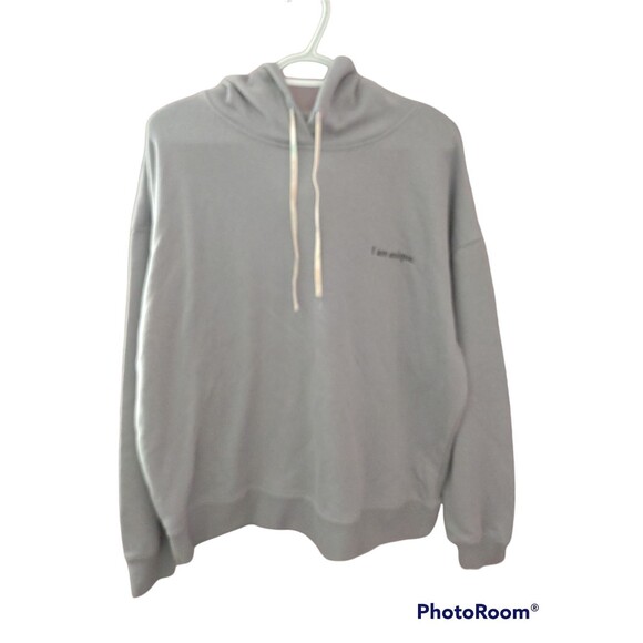 Fabletics Sterling Pullover Hoodie Dolphin Gray I Am Unique Size XL - Picture 1 of 11